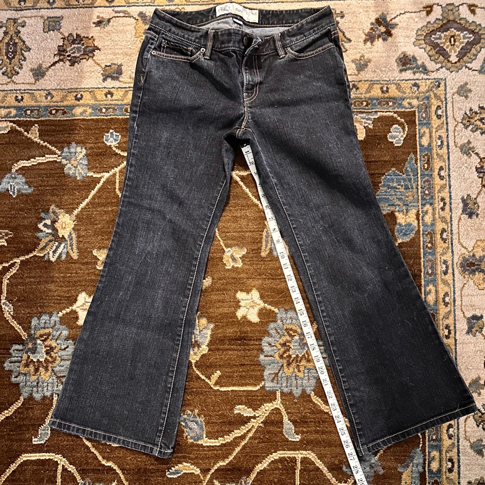 LOFT Blue Flare Jeans - Picture 4 of 7